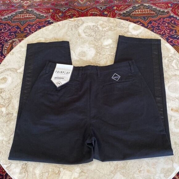 NWT FairPlay Los Angeles Gaston Work Pant Black - Picture 3 of 10